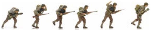 Artitec  1:72nd Scale D-Day Infantry Storming Beach (6x) (US) Ready