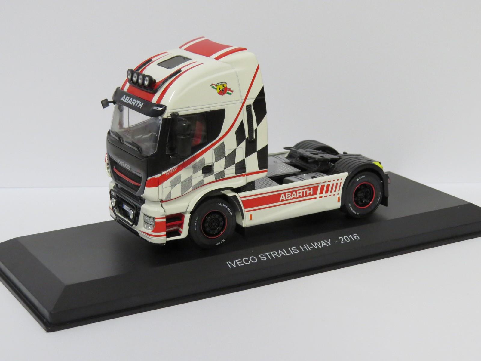 Atlas 1:43rd Scale Iveco Stralis Hi-Way 2016 Abarth (White)