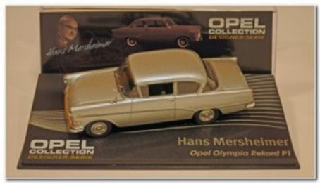 Atlas Editions 1:43 Scale Opel Olympia Rekord P1 - Silver