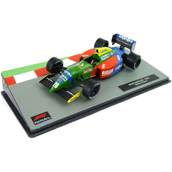 Atlas Editions 1:43 Scale Benetton B190 - 1990 Nelson Piquet F1 Collection - Cased