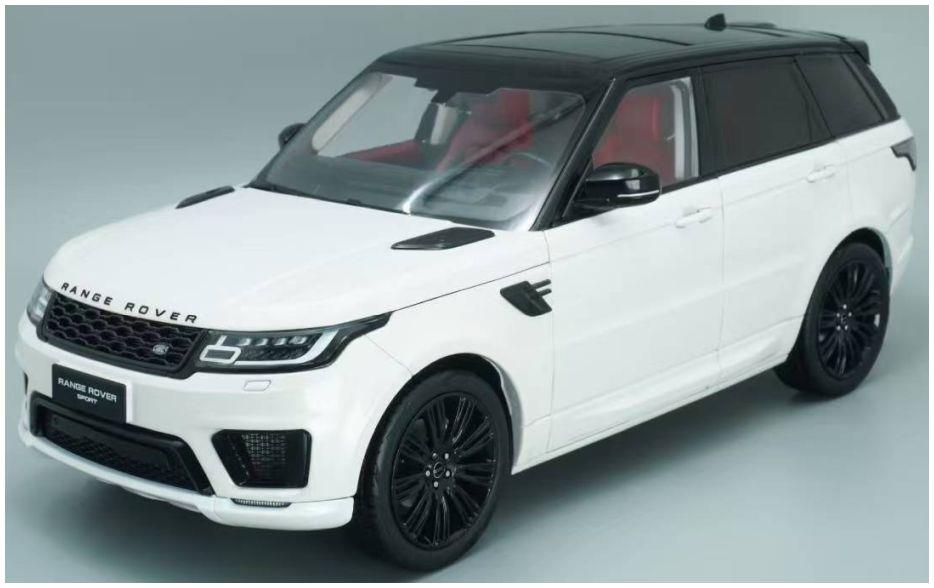 Whelart  1:18th Scale Range Rover Sport 2018 White/Black Wheels