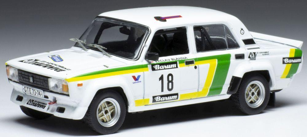 IXO 1:43 Scale Lada 2105 VFTS #18 Tribec Rally 1988 V.Blahna/P.Schovanek