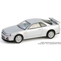 Greenlight 1:64 Scale Nissan Skyline V-SPEC (R34) 1999 Sonic Silver 25th Anniversary