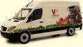 Marge Farm Models 1:32nd Scale Mercedes Benz Sprinter White Vervaet Edition