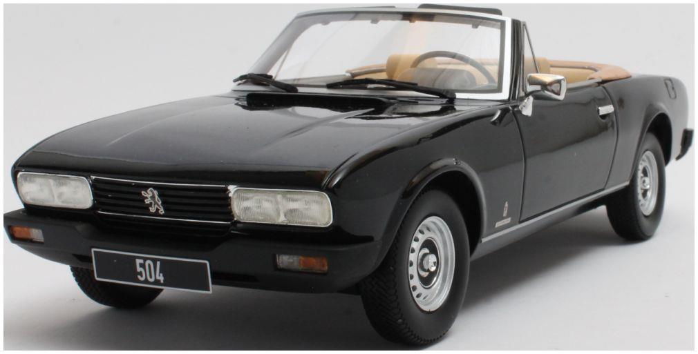 Cult 1:18 Scale Peugeot 504 Cabriolet 1983 Black