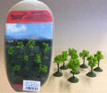 Javis Manufacturing N Scale Countryside Trees 'N' (8x45mm)