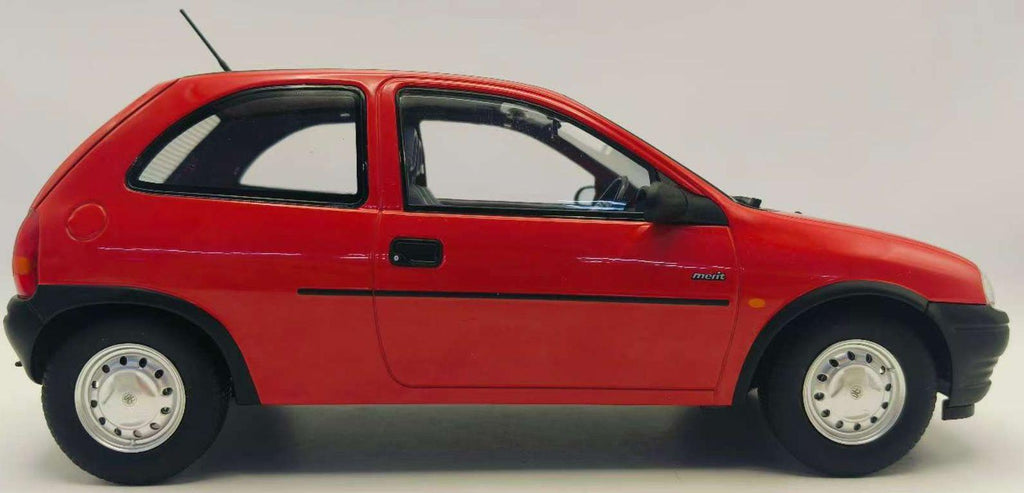 Model Car Group 1:18th Scale Vauxhall Corsa Merit Red RHD UK Exclusive