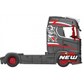 Burago 1:43 Scale Scania S730 Highline Cab Grey/Red/White