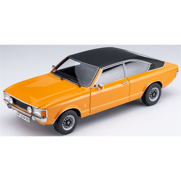 Touring Model Cars 1:18th Scale Ford Granada Consul Coupe GT 2.3 - Signal Orange/Black Roof Ltd ed. of 654