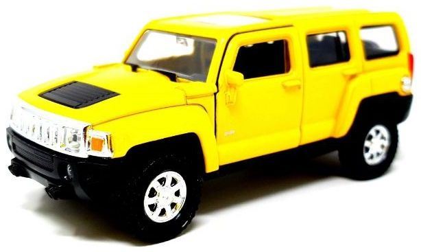 Atlas Editions ~1:38 Scale Hummer H3 Yellow