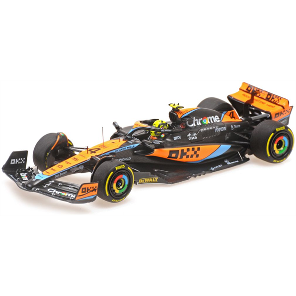 Minichamps 1:43 Scale McLaren F1 Team MCL60 Lando Norris 2nd Hungarian GP 2023