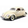 Burago 1:18 Scale VW Beetle 1955 - Beige