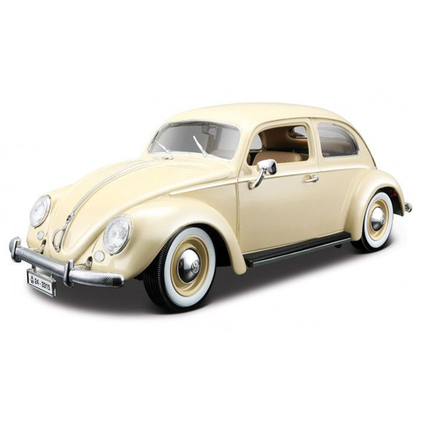 Burago 1:18 Scale VW Beetle 1955 - Beige