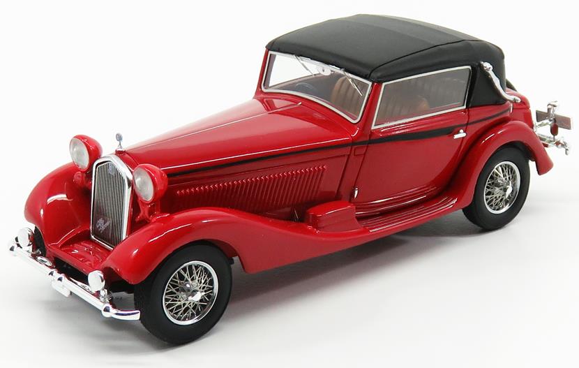 Kess 1:43 Scale Alfa Romeo 6C 1750 GTC Castagna 1931 Red/Black