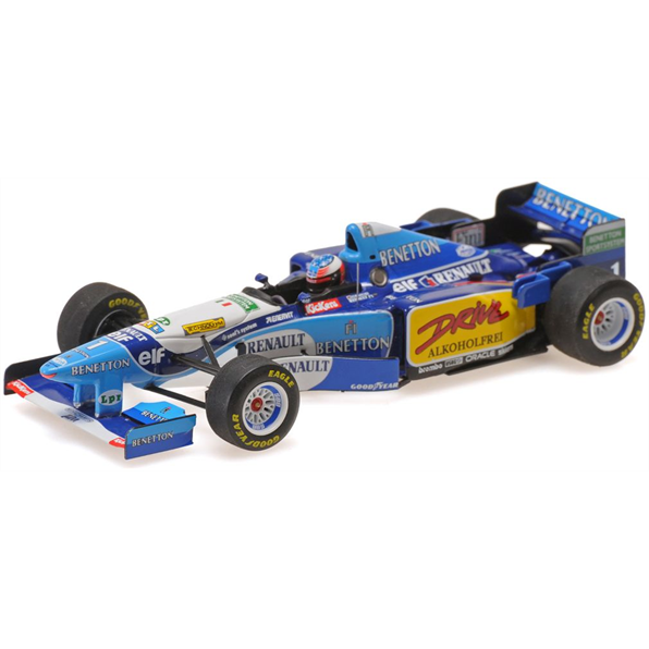 Minichamps 1:43 Scale Benetton Renault B195 Michael Schumacher Winner French GP 1995