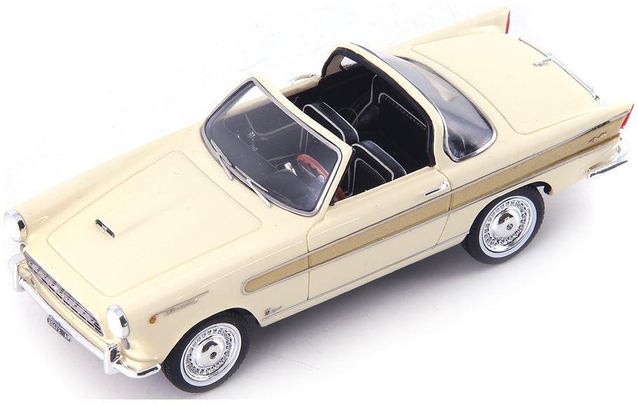 Autocult 1:43 Scale Fiat 1200 Vignale Wonderful Ivory