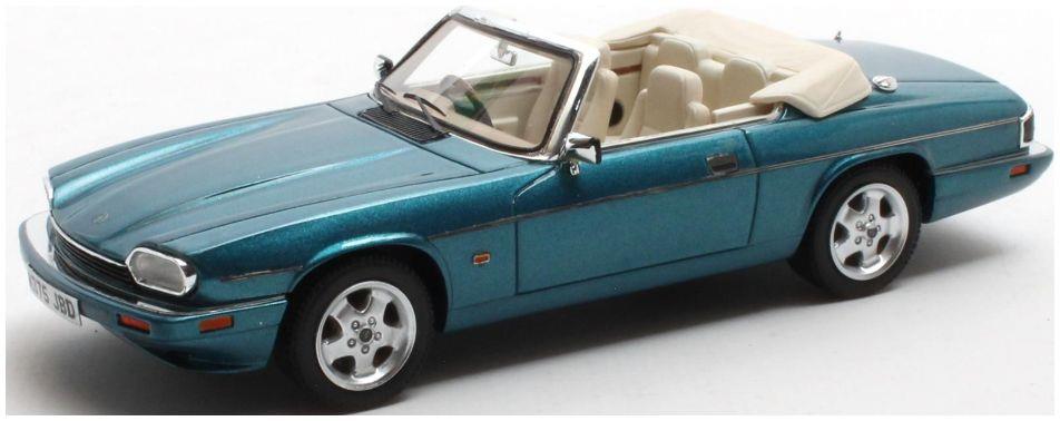 Matrix 1:43rd Scale Jaguar XJS 4.0 Celebration Turquoise Convertible Open 1995-1996