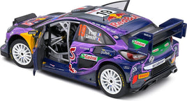 Solido 1:18 Scale Ford Puma Rally1 Hybrid Purple Rallye Monte Carlo 2022