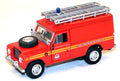 Cararam 1:43 Scale Land Rover S3 Closed(Silver Ladders) Fire