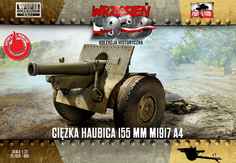 First to fight kits 1:72 Scale M1917 A4 Heavy Howitzer 155mm