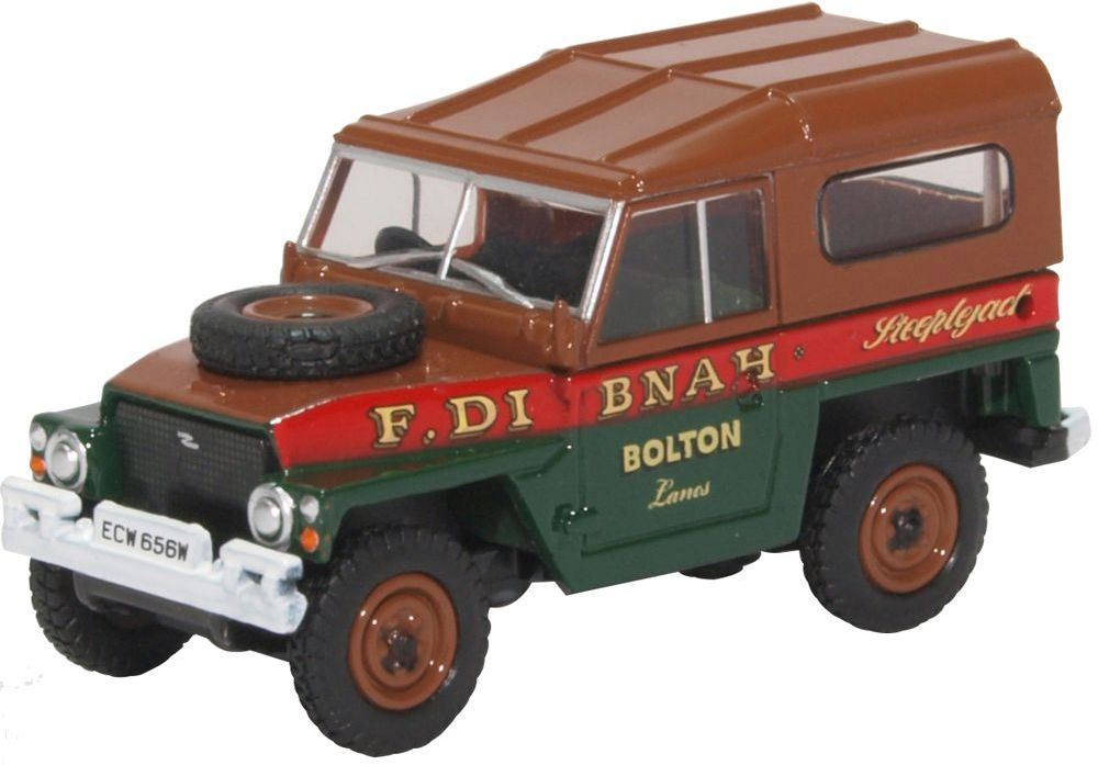 Oxford Diecast 1:76 Scale Land Rover Lightweight Hardtop Fred Dibnah