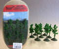 Javis Manufacturing N Scale Countryside Trees 'N' (9x50mm)