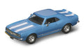 Road Signature 1:43 Scale Chevrolet Camaro Z-28 1967 - Blue/White