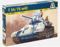 Italeri 1/72 Scale 7008 T34/76 Soviet WW2 Tank SOVIET STORM