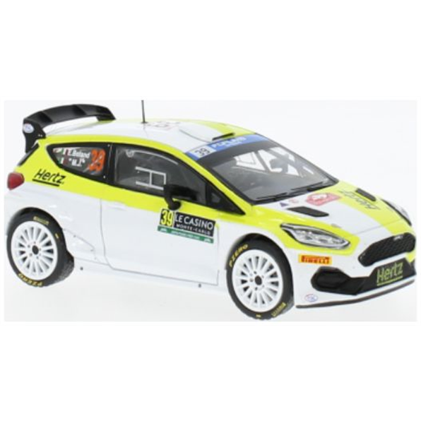 IXO 1:43 Scale Ford Fiesta Rally2 #39 WRC Monte Carlo 2024 E.Boland/M. Joseph
