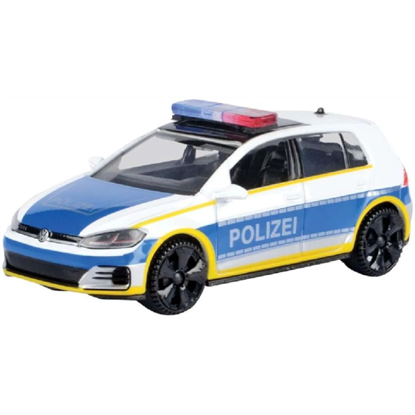 Motormax 1:43 Scale VW Golf A7 GT1 2017 Police Car