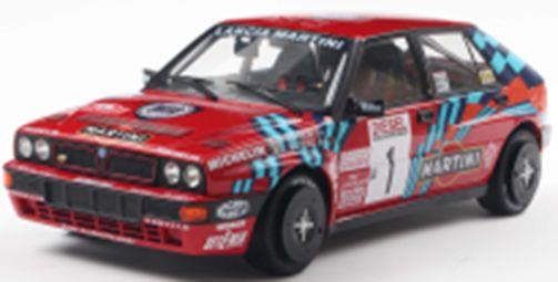 Solido 1:18 Scale Lancia Delta HF Integrale Red #1 M.Biasion T.Siviero Rally San Remo 1989