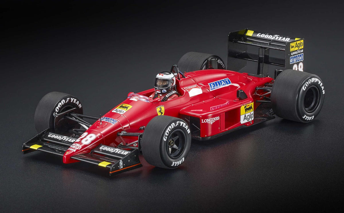 GP Replicas 1:18th Scale Ferrari F1-87 #28 Gerhard Berger Winner Japan GP 1987 w/Driver