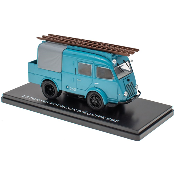 Atlas Editions 1:43 Scale 2,5 Tonnes Fourgon D'Equipe Edf 1956 Renault Commercial Collection-Blister