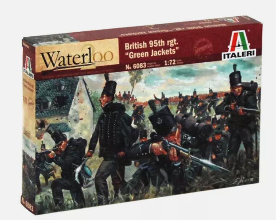 Italeri 6083 1:72 Scale Napoleonic Wars British Green Jackets 95th Rifles 48 Chosen Men