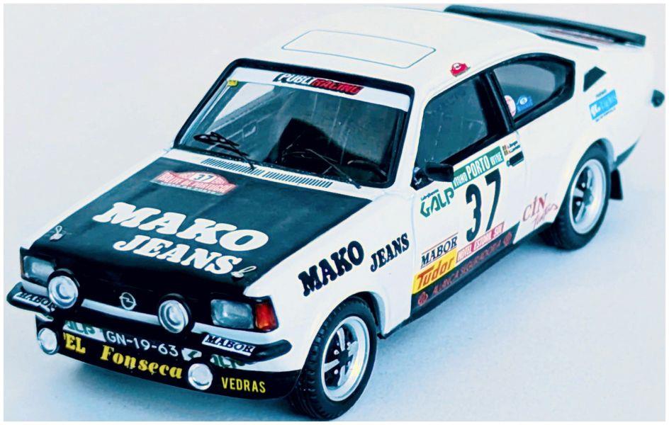 Trofeu  1:43rd Scale Opel Kadett GT/E Rally of Portugal 1983 Antonio Borges/Alfredo Lavrador