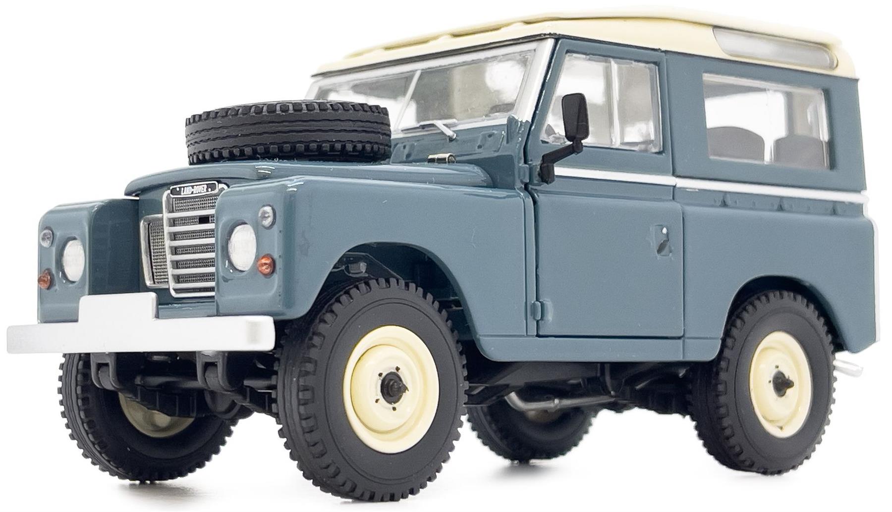 Marge Farm Models 1:32nd Scale Land Rover Series 3 88 Safari Roof Marine Blue