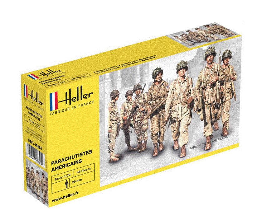 Heller 49651 1/72 Scale WW2 US Paratroopers
