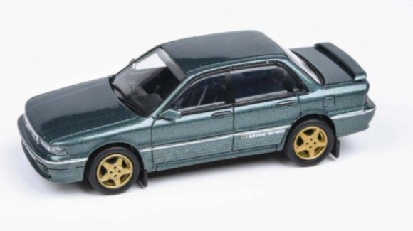 Paragon 1:64 Scale Mitsubishi Galant VR-4 Oslo Green (RHD)