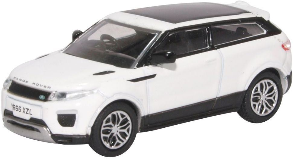 Oxford Diecast 1:76 Scale Range Rover Evoque Coupe (Facelift) White