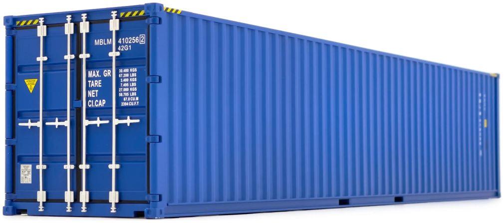 Marge Farm Models 1:32nd Scale Sea Freight Container Blue 40ft