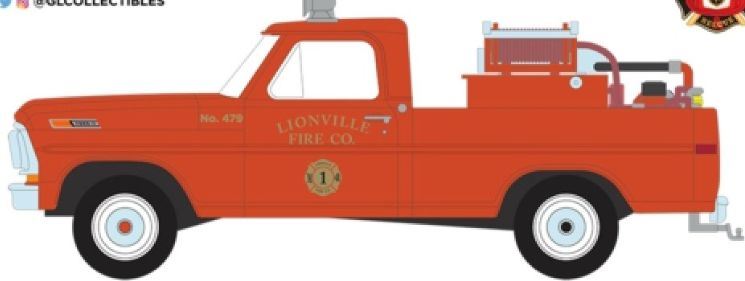 Greenlight 1:64 Scale Ford F-250 Lionville Fire Company Lionville Pennsylvania 1972