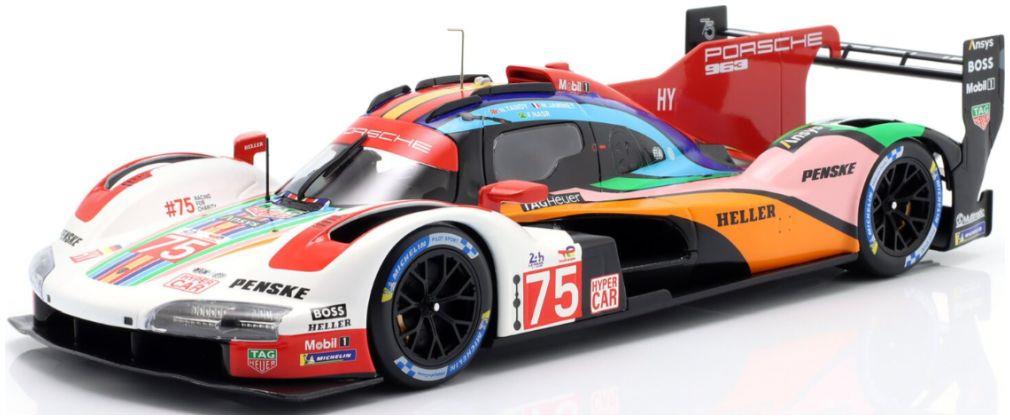 IXO  1:18th Scale Porsche 963 #75 Penske 24h Le Mans 2023 Jaminet/Nasr/Tandy