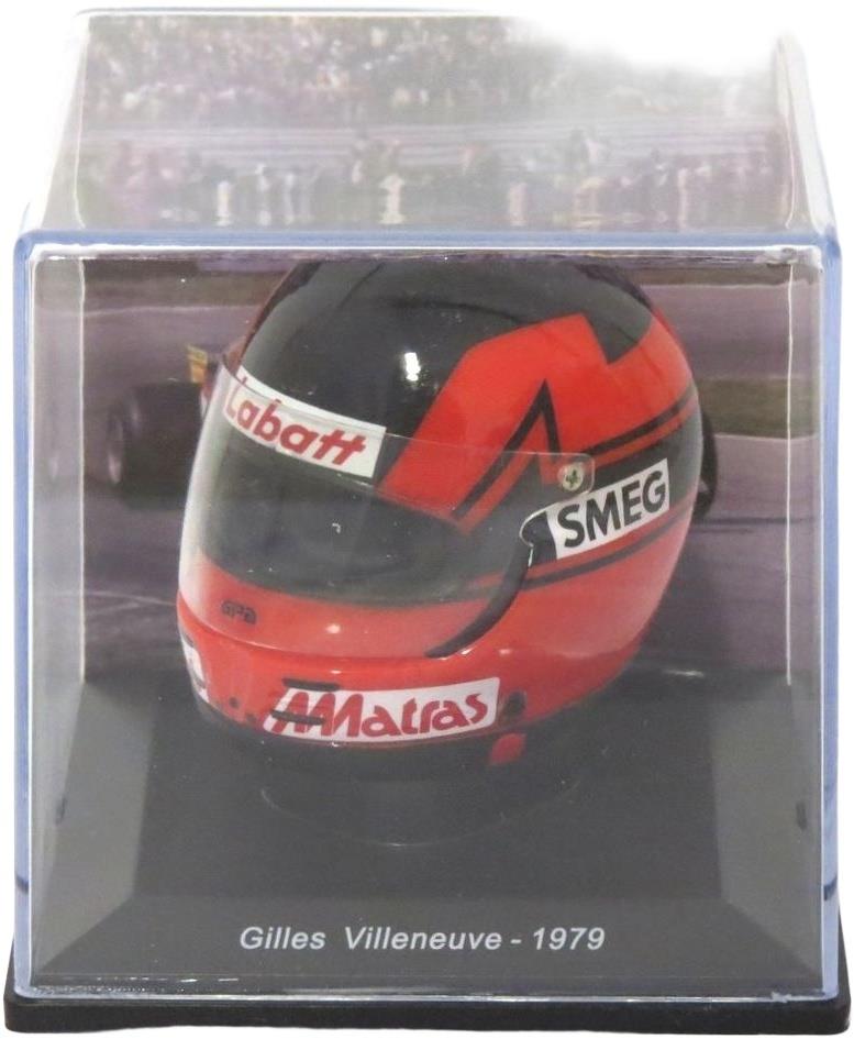 Atlas Editions 1:5th Scale Gilles Villeneuve - 1979 Ferrari F1 Helmet Collection