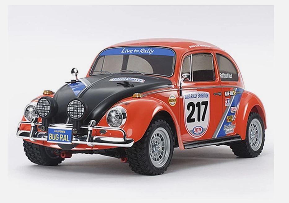 Tamiya RC 58650 1/10 Scale Volkswagen Beetle Rall MF-01X Assembly Kit