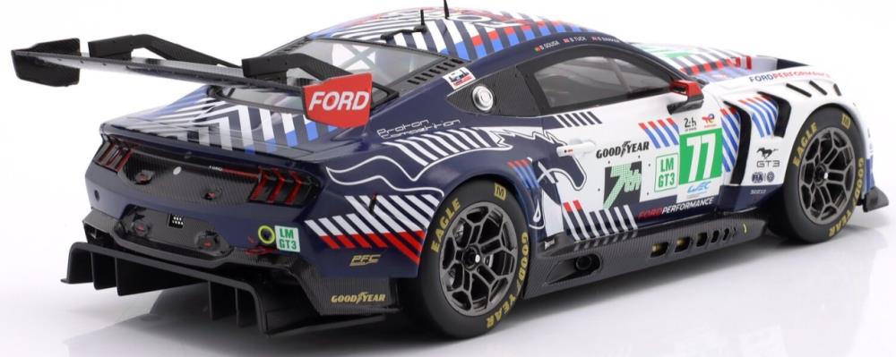 IXO  1:18th Scale Ford Mustang GT3 #77 24h Le Mans 2025 Proton Competition Barker/Sousa/Tuck