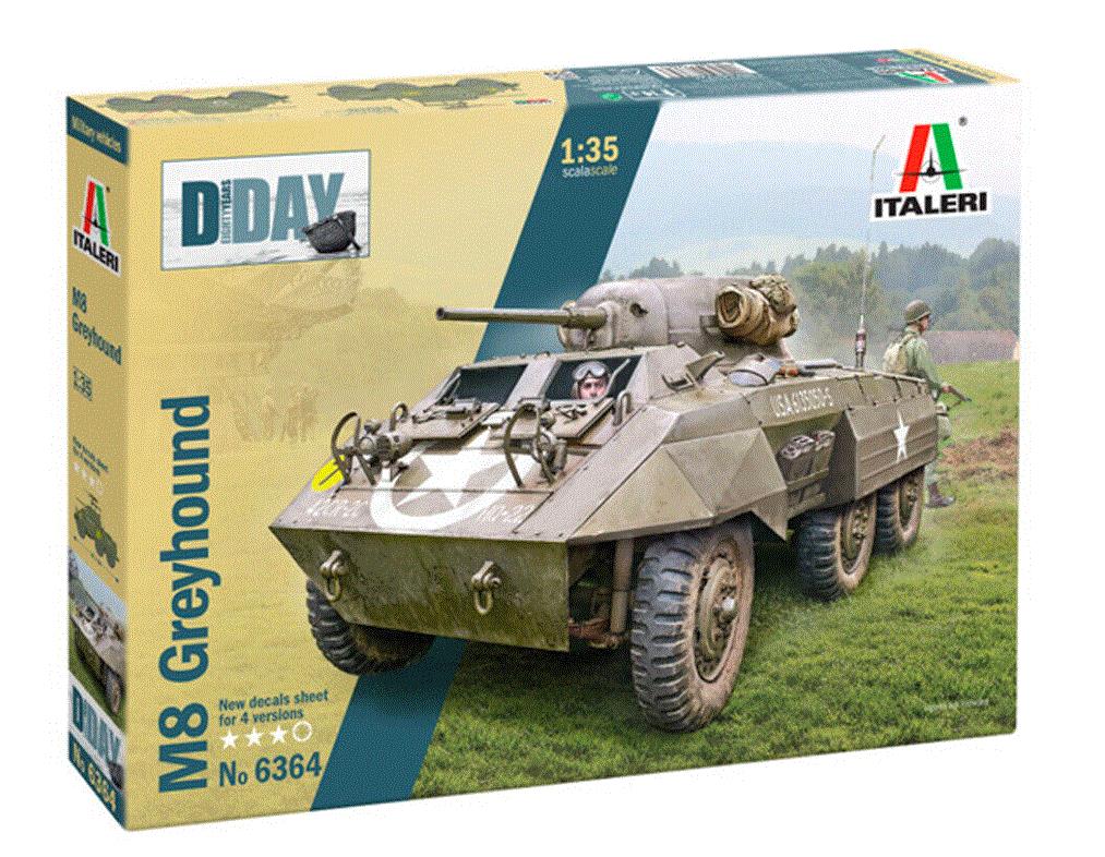 Italeri 6364 1/35 Scale M-8 Greyhound D-Day 80th Anniversary Model Kit