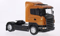 Welly 1:32 Scale Scania R470 - Dk Orange Metallic