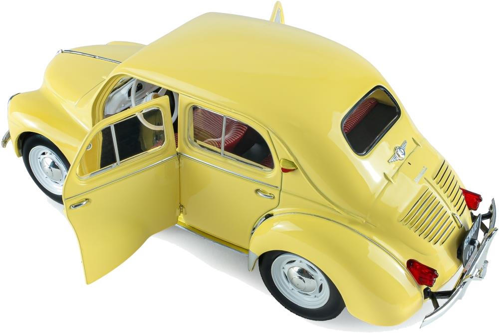 Solido  1:18th Scale Renault 4CV Beige (Jaune Infante) 162 1961