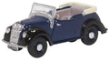 Oxford Diecast 1:76 Scale Morris Eight E Series Tourer Dark Blue