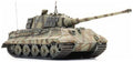 Artitec 1:87 Scale Tiger II Zim Zweifarbige Tarnung s.Pz.Abt.506 (WM) Ready